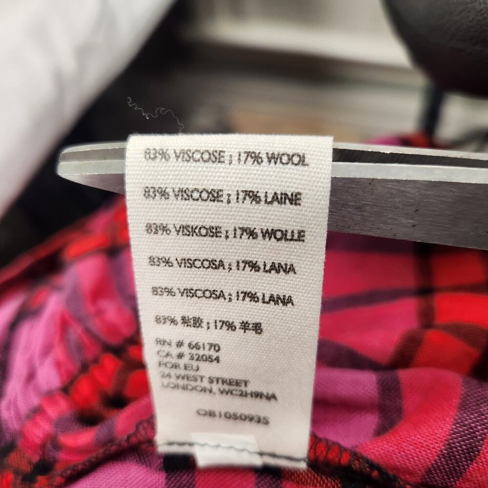 Free People Pacific Dawn Plaid Shirt Womens Size MED Drawstring Waist Snap Front - Picture 4 of 10